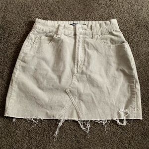 Boohoo corduroy mini skirt